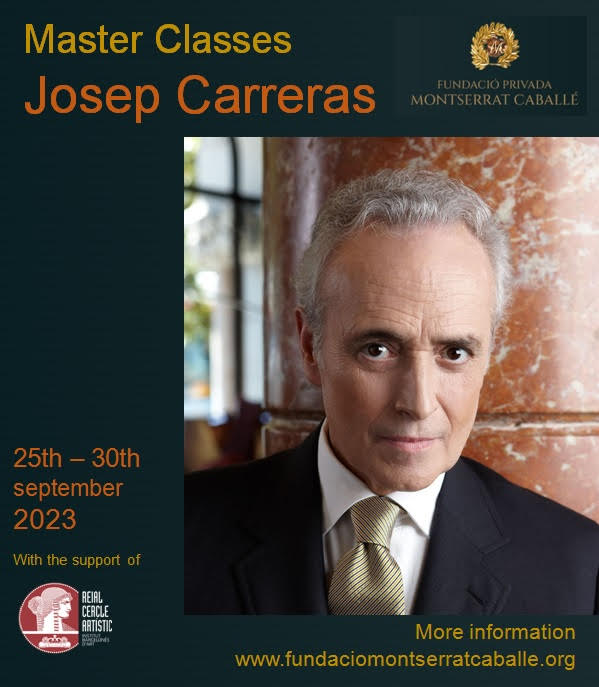 MASTER CLASSES JOSEP CARRERAS